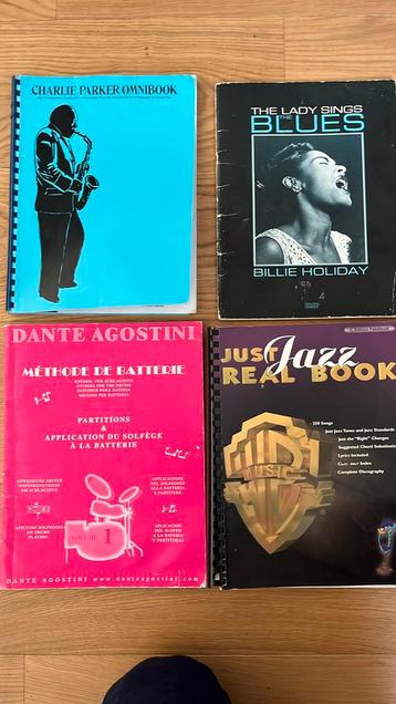 Lot de livres de musique jazz