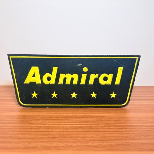 VINTAGE RECLAMEBORD RADIO TV ADMIRAL ORIGINEEL JAREN ’50, Verzamelen, Merken en Reclamevoorwerpen, Gebruikt, Reclamebord, Verzenden
