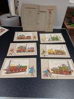 Herge tintin chromos voir savoir chemin de fer, Ophalen of Verzenden, Kuifje, Zo goed als nieuw