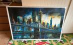 Vintage zeefdruk “twin towers” pre-9/11., Antiek en Kunst, Ophalen