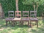 GRATIS 4 stoelen, Ophalen, Gebruikt, Overige kleuren, Hout