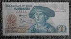 Bankbiljet 500 frank België 01.21.70, Postzegels en Munten, Bankbiljetten | Europa | Niet-Eurobiljetten, Los biljet, Ophalen of Verzenden