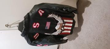 Leder vest nieuw een echte USA  beschikbaar voor biedingen