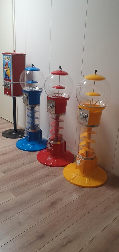 Kauwgomballen stuiterballen spiraal nieuw, Verzamelen, Automaten | Overige, Nieuw, Ophalen of Verzenden