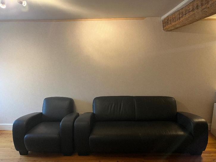 Canapé Tarra noir, Antiquités & Art, Antiquités | Meubles | Chaises & Canapés, Envoi