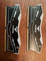 T force 2x16gb ddr5 6000 mts cl 30 rgb zwart dual channel, Informatique & Logiciels, Enlèvement, DDR5
