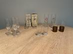 Lot glazen, champagne, pale-ale, likeur, wijn, en theeglazen, Ophalen, Zo goed als nieuw
