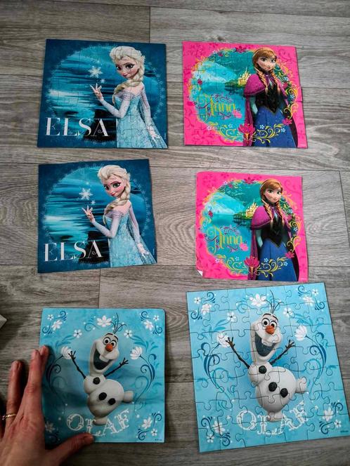 Legpuzzels (3 in 1) Frozen 49 stukjes Ravensburger, Kinderen en Baby's, Speelgoed | Kinderpuzzels, Gebruikt, 4 tot 6 jaar, 10 tot 50 stukjes