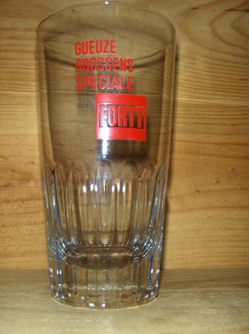 ZEER OUD BIERGLAS  GEUZE LAMBIC BROUWERIJ GOOSSENS SCHEPDAAL, Verzamelen, Ophalen