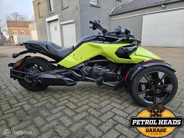Can-Am Spyder F3-S Manta Green|NIEUWSTAAT!|4309km incl. BTW!, Motos, Motos | Marques Autre, Tourisme, plus de 35 kW, ABS, Régulateur de vitesse