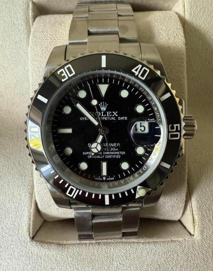 Rolex Submariner Black Date, Handtassen en Accessoires, Horloges | Heren, Rolex, Ophalen of Verzenden