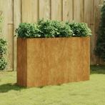 Plantenbak verhoogd 120x40x80 cm cortenstaal - Prachtig!, 100 cm of meer, Verzenden, Nieuw, Tuin