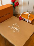 Christian Louboutin Zak – Bruin, Wit & Iconisch Rood, Verzenden, Rood
