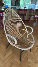 Vintage Rotan stoel, Tuin en Terras, Tuinstoelen, Ophalen, Zo goed als nieuw, Rotan