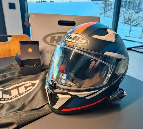 Casque HJC I70 taille L + Cardo packtalk Bold + Pinlock, Motoren, Kleding | Motorhelmen, Heren, Integraalhelm, L, HJC, Tweedehands