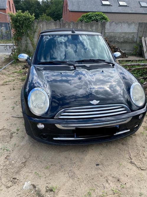 Mini Cooper Cabrio 1.6i 110cv 2005, Auto's, Mini, Particulier, Cabrio, Benzine, Cabriolet, 3 deurs, Handgeschakeld, Zwart, Zwart