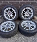 4 mercedesvelgen met winterbanden, Ophalen, Gebruikt, 16 inch, Banden en Velgen