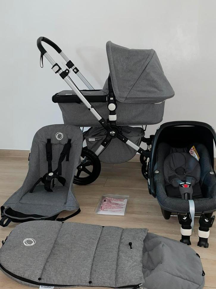 Bugaboo Cameileon 3 Mélangé/Grey-In-1 Complete, Enfants & Bébés, Buggys, Comme neuf, Protection de pluie, Enlèvement