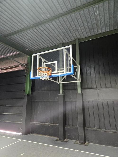 Panneau de basket professionnel, Sport en Fitness, Basketbal, Zo goed als nieuw, Ring, Bord of Paal, Ophalen