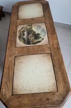 Table de salon en bois avec un tiroir, Huis en Inrichting, Ophalen, Gebruikt, 100 tot 150 cm, 50 tot 100 cm
