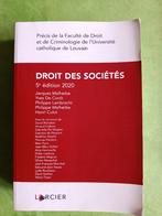 Droit des sociétés - 5e édition 2020, Enlèvement ou Envoi, Comme neuf, Jacques Malherbe
