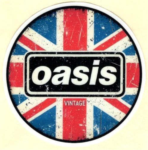 Oasis sticker #3, Verzamelen, Muziek, Artiesten en Beroemdheden, Nieuw, Verzenden