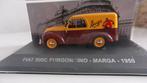FIAT 500C FOURGON 1950 "MARGA".1/43 COMME NEUVE, Ophalen of Verzenden, Zo goed als nieuw, Auto, Overige merken
