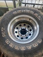 4 velgen 10x15 et-44 voor landcruiser of patrol, Ophalen, Gebruikt, Band(en)
