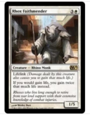 Rhox Faithmender - M13 - MTG - NM beschikbaar voor biedingen