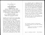 Bidprentje Louis Delcorps - Oud-strijder Belgisch Congo en, Verzamelen, Bidprentjes en Rouwkaarten, Ophalen of Verzenden, Bidprentje