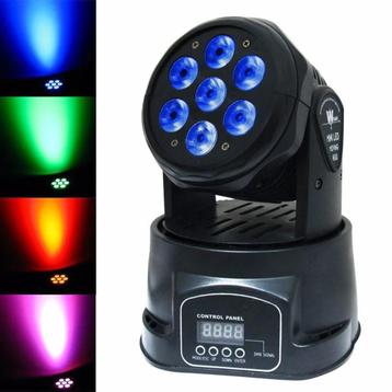 PROMO Nieuwe First Class 6 x 24 W RGBWAUB Led Moving Wash beschikbaar voor biedingen
