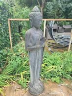 Boeddha beeld, hoogte 154 CM, donker grijs van kleur, Tuin en Terras, Ophalen, Gebruikt