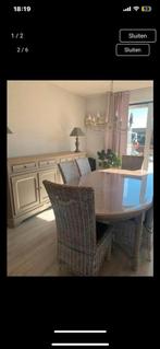 Eetkamer salontafel en tvkast sara mho, Huis en Inrichting, Tafels | Eettafels, Ophalen, Vijf personen of meer, Ovaal, Landelijk