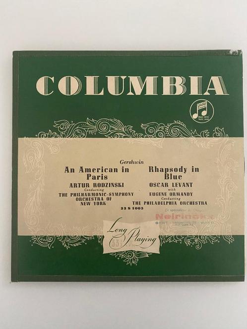 Gershwin Phil Orch Rhapsody In Blue / American in Paris 1951, CD & DVD, Vinyles | Classique, Utilisé, Du modernisme à nos jours