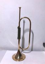 Trompette clairon cor cavalerie L 56 messing Vintage✨😎👌, Enlèvement ou Envoi, Comme neuf, Autres types