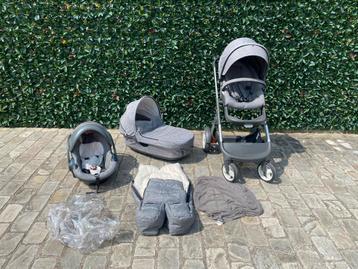 Ensemble complet de poussette Stokke 3 en 1