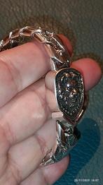 Sterling zilveren armband voor heren, Ophalen of Verzenden, Nieuw, Zilver, Zilver