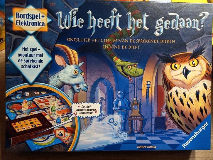 Wie heeft het gedaan? - Bordspel Ravensburger, Hobby en Vrije tijd, Gezelschapsspellen | Bordspellen, Nieuw, Een of twee spelers