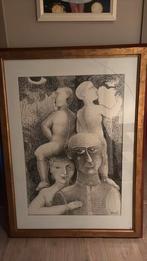 Schilderij theo marius, Antiek en Kunst, Ophalen