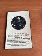 Rouwkaart E. Vallaey Oostnieuwkerke 1867 +Lichtervelde 1944, Collections, Images pieuses & Faire-part, Carte de condoléances, Envoi