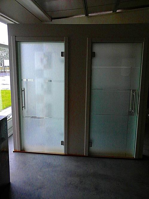 glasdeur compleet, Doe-het-zelf en Bouw, Glas en Ramen, Zo goed als nieuw, Ophalen