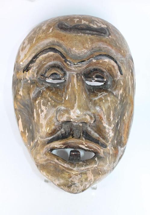 Grand masque en bois océanien, Antiquités & Art, Art | Art non-occidental, Enlèvement ou Envoi