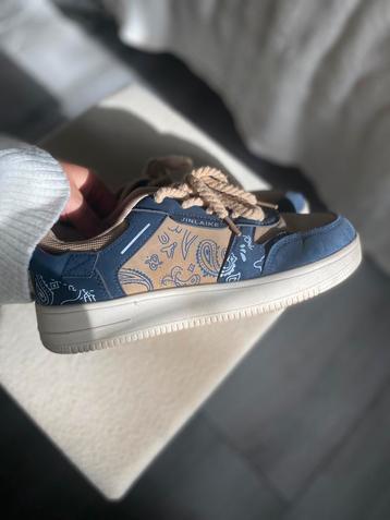 Blauw / bruine schoenen van Jinlake maat 42 beschikbaar voor biedingen