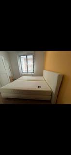 Elektrische bed boxspring met afstandsbediening, Maison & Meubles, Chambre à coucher | Lits, Tissu, Comme neuf, Enlèvement, 180 cm