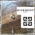 1979 Set Givenchy juwelen : ketting/hanger & oorbellen, Overige materialen, Met strass, Ophalen of Verzenden, Zo goed als nieuw