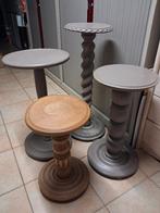 4 x bijzettafel pied-de-stal, Ophalen