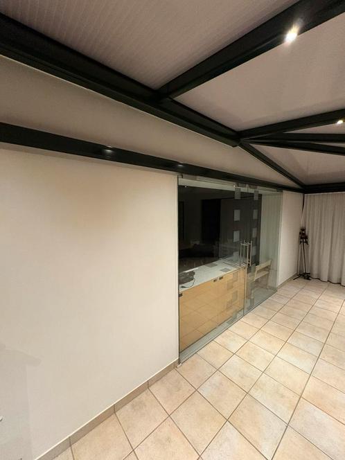Glazen schuifdeur dubbel, Doe-het-zelf en Bouw, Glas en Ramen, Gebruikt, Ophalen