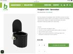 Opvouwbaar toilet voor camper-camping, Caravans en Kamperen, Kampeeraccessoires, Ophalen, Zo goed als nieuw