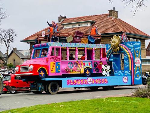 Hippiewagen Carnaval te koop, Kinderen en Baby's, Carnavalskleding en Verkleedspullen, Zo goed als nieuw, Jongen of Meisje, Ophalen