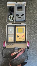 nintendo gameboy + opbergdoos + 4 games + beschermhoes, Ophalen, Gebruikt